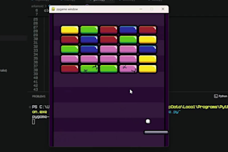 make small scale 2d games with python, using pygame