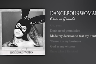 aesthetic lyric video and music visualizer