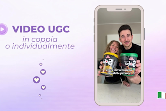create authentic ugc videos as an italian couple for your brand