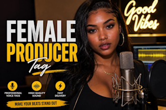 do female hype whisper female producer voice tag beat tag fx dj intro dj drop