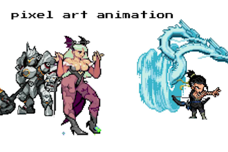 create nsfw pixel game art animation character design rpg maker sprite sheet