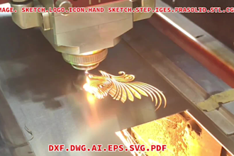 convert image to cnc laser or plasma cutting dxf svg dwg file