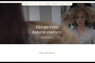 build a luxury minimal professional website with smooth animation