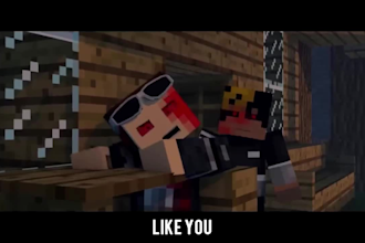 create 3d minecraft cinematic animation blockbench yooutube intro video