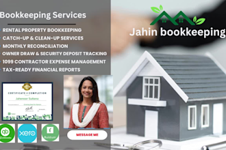 do rental property bookkeeping in quickbooks and xero