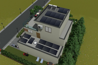 create 3d solar pv design for permit approval