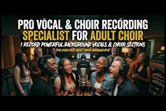 record powerful background vocals and choir for your music