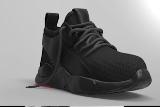 create 3d shoe design, sneaker animation, 3d footwear design and animation