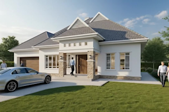 provide luxury interior design  3d rendering for bedrooms, kitchens, living room