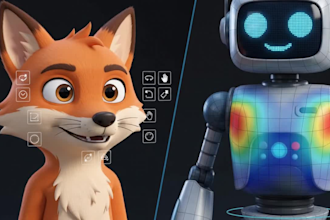 create 2d and 3d character rigging for animation games and vtuber projects