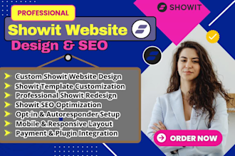 design showit website redesign, showit template customization, update showit seo