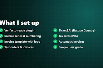 set up verifactu or ticketbai invoicing in your woocommerce store