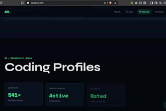 code what you want any develpoment projects