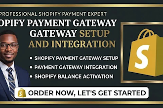 activate verified shopify payment and shopify balance for your shopify stores