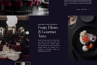 design wix restaurant website with online  ordering and table reservations