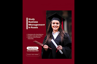 design study abroad social media post