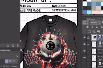 design streetwear clothing tech pack and apparel spec sheet