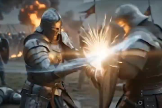 cinematic ai movie teaser trailer in 4k or thriller novel ai fantasy film kling