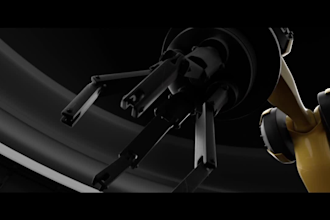 create a 3d stylised shot short cinematic clip