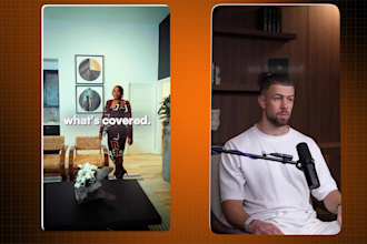 do professional video editing for short reels and talking head videos ali abdaal