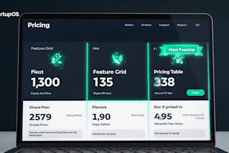 design and build a high converting saas landing page with animations