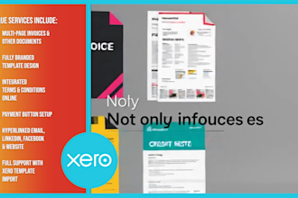design xero custom invoice templates