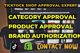 do tiktok shop setup, category approval, brand approval for US and UK sellers