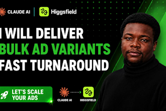 create claude ai video content higgsfield static ad automation