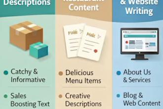 create professional product descriptions