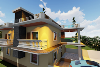 design indian house plans and 3d exterior as per vastu