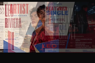design a professional artist epk for musicians and singers