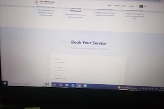 build service website for qatar business with whatsapp booking ,service website