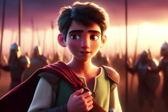 create pixar style ai animated christian bible stories