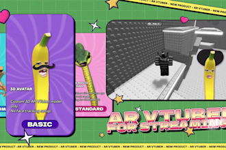 create a custom ar vtuber model for streaming with face tracking using streamfog