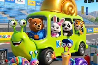 create 3d educational cartoon videos for kids
