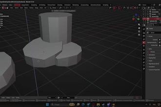 create stylized low poly 3d game assets and props