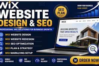 design wix website, wix studio website, SEO optimization and marketing