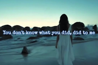 create astethic lyrics video