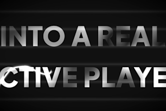 do custom video editing and motion design for games