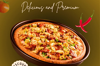 design professional food posts,reels and video ads