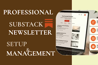 setup substack account substack newsletter post substack publication management