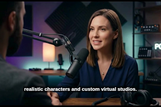 create faceless ai podcast video ai talking head ai viral shorts custom avatar