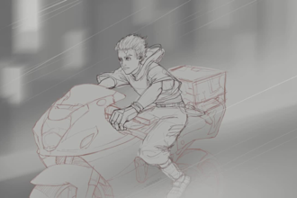 draw visual novel scenes for your game