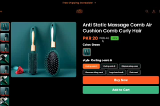 design automated shopify store or shopify website