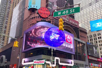 make anamorphic 3d animation video for your led billboards