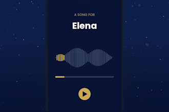 create a personalized song from your own words, delivered today