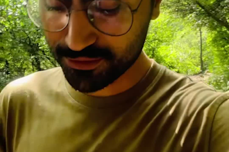 create authentic ugc video ads in the forest while hiking