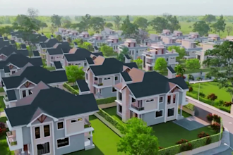 create 3d real estate design, 3d subdivision rendering, community rendering