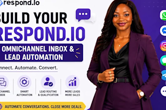 build your respond io omnichannel inbox and lead automation