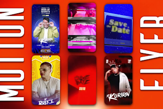create a motion flyer for your events